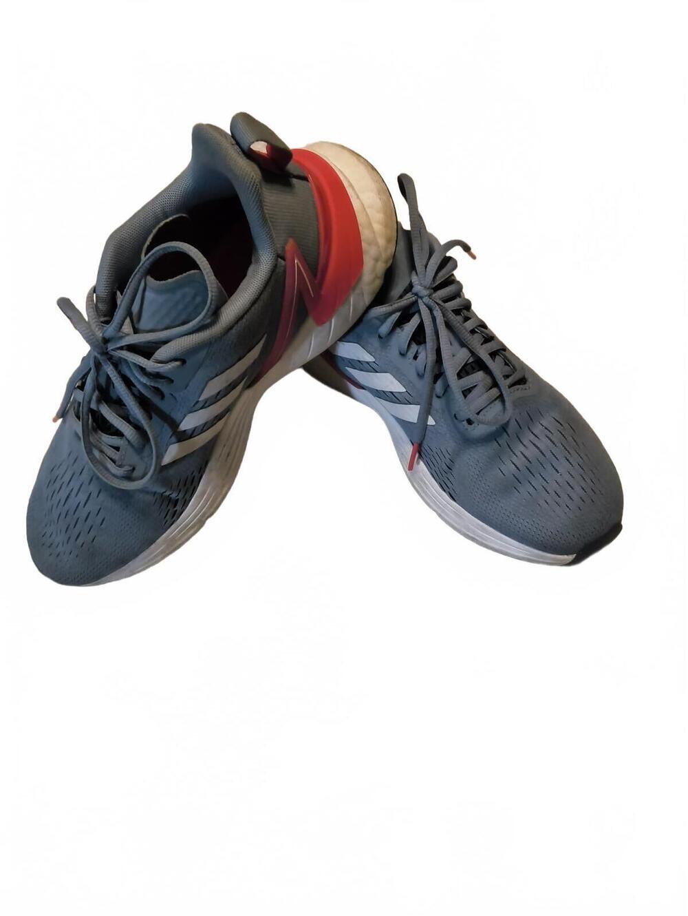 Adidas Running Shoes Size 6 Blue and Red